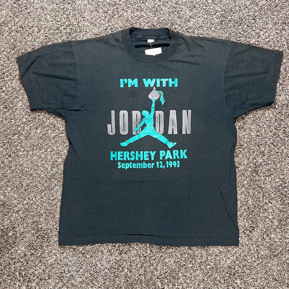 1993 Vintage I’m With Jordan Hershey Park T Shirt
